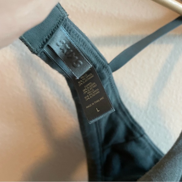 Skims Cotton Triangle Bralette Size Large in grey - Picture 4 of 4